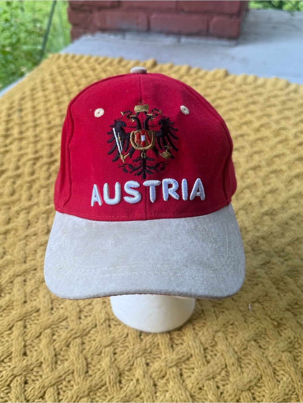 Austria Osterreich Baseball Cap Hat Travel‎ Vacation Summer Adjustable Back OS